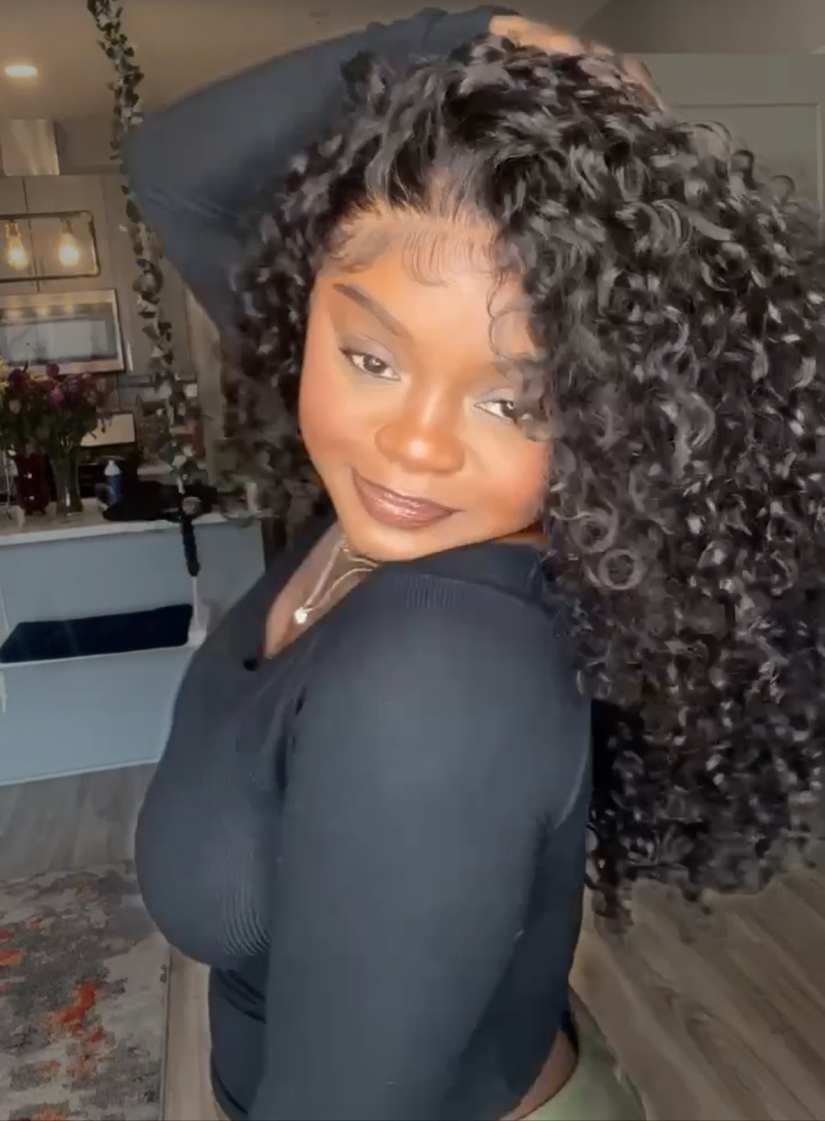 Exotic Curly HD Lace Frontal Wig