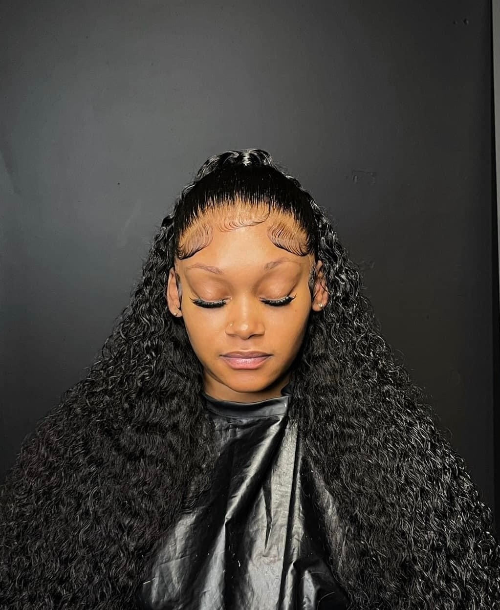 Exotic Curly HD Lace Frontal Wig